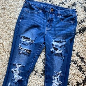 AE high rise Jegging- 10 long